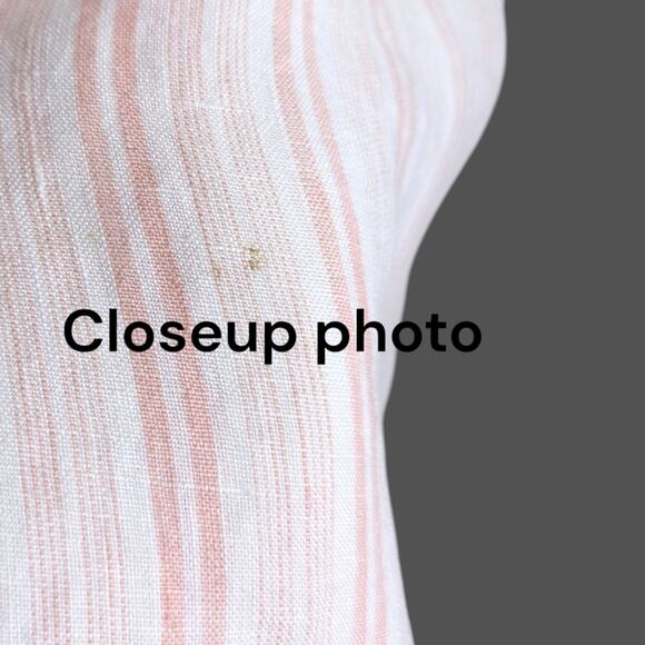 NWOT Joie Beatrissa Linen Midi Shirt Dress Striped Medium Button Front - Picture 5 of 11